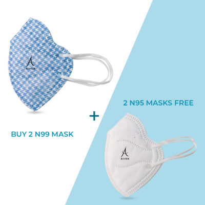 Buy 2 N99 Mask + 2 N95 Masks Free